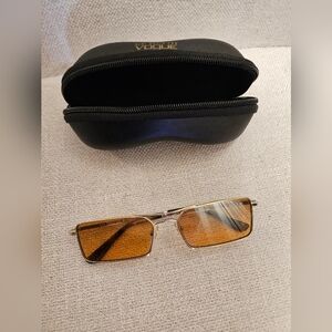 Vogue Black and Brown Leather Tote Bag